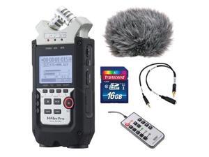 Zoom H4n Pro 4_Channel Handy Recorder Bundle with Custom Windbuster for Zoom H4n, Line_to_Mic Attenuator Cable, Remote Contro Zoom H4n Pro 4_Channel Handy Recorder Bundle with Custom Windbuster for Zoom H4n, Line_to_Mic Attenuator Cable, Remote Contro