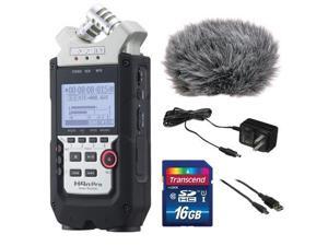 Zoom H4n Pro 4_Channel Handy Recorder Bundle with Custom Windbuster for Zoom H4n, AC Adapter, A Male to Type B Mini Male Cabl Zoom H4n Pro 4_Channel Handy Recorder Bundle with Custom Windbuster for Zoom H4n, AC Adapter, A Male to Type B Mini Male Cabl