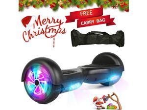 with Bluetooth Speaker 7.0 Self Balancing Scooter Hover Board Wheels LED Lights for Kids Adults Two-Wheel Drive Free Six-Piece Protective Gear Set Hoverboard