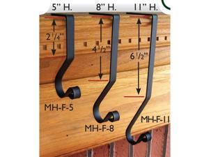 Village Wrought Iron MH-F-5 5 in. Mantel Hook