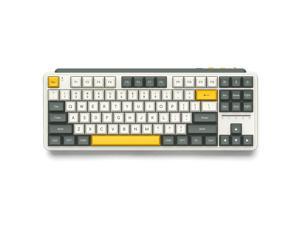 MIIIW XIAOMI Z870 87 Keys Compact Mechanical Keyboard Gateron G Pro Yellow Switches