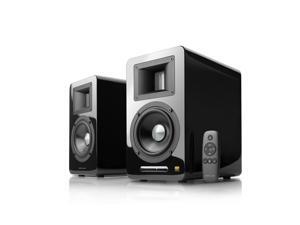 AirPulse A100 Hi-Res Audio Certified Active Speaker System Built-in Amplifier Optical, Coaxial, Bluetooth 4.1 aptX, RCA, AUX, and USB Inputs - Pair Black AirPulse A100 Hi-Res Audio Certified Active Speaker System Built-in Amplifier Optical, Coaxial, Bluetooth 4.1 aptX, RCA, AUX, and USB Inputs - Pair Black