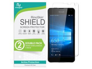(2-Pack) RinoGear Microsoft Lumia 650 Screen Protector Case Friendly Screen Protector for Microsoft Lumia 650 Accessory Full Coverage Clear Film (2-Pack) RinoGear Microsoft Lumia 650 Screen Protector Case Friendly Screen Protector for Microsoft Lumia 650 Accessory Full Coverage Clear Film