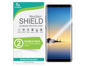 (2-Pack) RinoGear Screen Protector for Samsung Galaxy Note 8 Case Friendly Samsung Galaxy Note 8 Screen Protector Accessory Full Coverage Clear Film