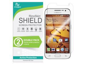 (2-Pack) RinoGear Screen Protector for Samsung Galaxy Prevail LTE Case Friendly Samsung Galaxy Prevail LTE Screen Protector Accessory Full Coverage Clear Film
