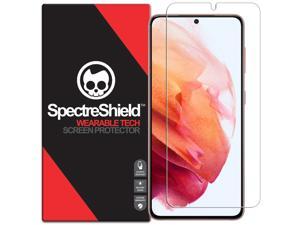Spectre Shield Screen Protector for Samsung Galaxy S21 5G Screen Protector (Works w/Fingerprint ID) Case Friendly Accessories Flexible Full Coverage Clear TPU Film
