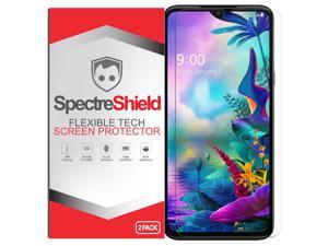 (2-Pack) Spectre Shield Screen Protector for LG G8X ThinQ Screen Protector Case Friendly Accessories Flexible Full Coverage Clear TPU Film