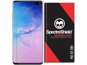 Spectre Shield Screen Protector for Samsung Galaxy S10 Plus Screen Protector (Does NOT Fit Verizon S10 5G) (Works w/Fingerprint ID) Case Friendly Accessories Flexible Full Coverage Clear TPU Film