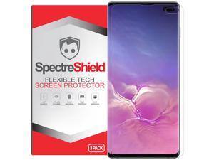 [3-Pack] Spectre Shield Screen Protector for Samsung Galaxy S10 Plus (Does NOT Fit Verizon S10 5G) (Works w/ Fingerprint ID) Case Friendly Samsung Galaxy S10 Plus Screen Protector Clear Film