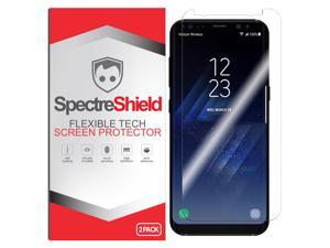 (2-Pack) Spectre Shield Screen Protector Compatible with Samsung Galaxy S8 Plus Screen Protector Case Friendly Accessories Flexible Full Coverage Clear TPU Film
