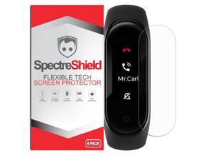 (6-Pack) Spectre Shield Screen Protector for Xiaomi Mi Band 4 Screen Protector Case Friendly Accessories Flexible Full Coverage Clear TPU Film