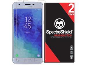 (2-Pack) Spectre Shield Screen Protector for Samsung Galaxy J3 Screen Protector (2018) Case Friendly Accessories Flexible Full Coverage Clear TPU Film