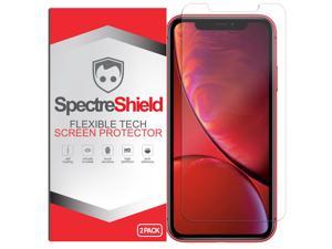 (2-Pack) Spectre Shield Screen Protector for Apple iPhone 11, XR Screen Protector Case Friendly Accessories Flexible Full Coverage Clear TPU Film