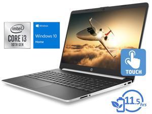 HP 15 Notebook, 15.6" HD Touch Display, Intel Core i3-1005G1 Upto 3.4GHz, 8GB RAM, 256GB SSD, HDMI, Card Reader, Wi-Fi, Bluetooth, Windows 10 Home S HP 15 Notebook, 15.6" HD Touch Display, Intel Core i3-1005G1 Upto 3.4GHz, 8GB RAM, 256GB SSD, HDMI, Card Reader, Wi-Fi, Bluetooth, Windows 10 Home S