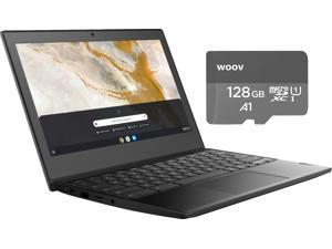 New Lenovo 11.6" HD Chromebook | AMD A6 Processor| AMD Radeon| 4GB Memory| 32GB eMMC Flash Memory| Chrome OS| Bundle Woov 128GB MicroSD Card