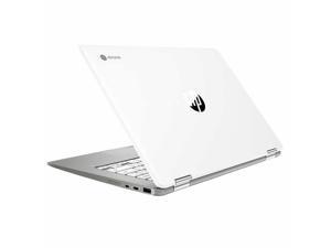 New HP x360 2-in-1 14" FHD Touch-Screen Chromebook Laptop | Intel Pentium Silver N5000 | 4GB RAM | 64GB eMMC SSD | Intel UHD 605 Graphics | Chrome OS| Bundle Woov 128GB MicroSD Card