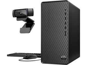 New HP Desktop | AMD 3rd Generation Ryzen 7-4700G | AMD Radeon Graphics| 32GB RAM | 1TB SSD +2TB HDD| Windows 10 Home| Keyboard and Mouse | With Woov HD Webcam Bundle