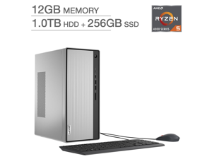 New Lenovo IdeaCentre Desktop | AMD Ryzen 5 4600G Processor | Integrated AMD Radeon Graphics| 12GB RAM |256GB SSD +1TB HDD| Keyboard and Mouse | Windows 10 Home New Lenovo IdeaCentre Desktop | AMD Ryzen 5 4600G Processor | Integrated AMD Radeon Graphics| 12GB RAM |256GB SSD +1TB HDD| Keyboard and Mouse | Windows 10 Home