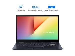 New ASUS 14" 2-1 FHD Touch-screen Laptop | AMD Ryzen 5 5500U | 8GB RAM | 256GB SSD | Windows 10 Home | Backlit Keyboard|  | Fingerprint reader