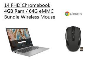 New Lenovo Chromebook 3 14"FHD Laptop | Mediatek MT8183 Processor | 4G Memory | 64GB eMMC | Arctic Grey | Chrome OS | Bundle with Woov Wireless Mouse New Lenovo Chromebook 3 14"FHD Laptop | Mediatek MT8183 Processor | 4G Memory | 64GB eMMC | Arctic Grey | Chrome OS | Bundle with Woov Wireless Mouse