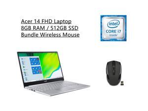 New Acer Swift 3 14" FHD Thin & Light Laptop | Intel Core i7-1165G7 Processor | 8GB RAM | 512GB SSD | Windows 10 Home | Backlit Keyboard | Fingerprint Reader | Bundle with Wireless Mouse New Acer Swift 3 14" FHD Thin & Light Laptop | Intel Core i7-1165G7 Processor | 8GB RAM | 512GB SSD | Windows 10 Home | Backlit Keyboard | Fingerprint Reader | Bundle with Wireless Mouse