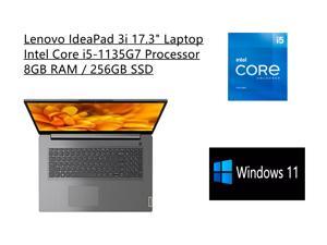 New Lenovo IdeaPad 3i 17.3" HD+ Diagonal SVA BrightView Laptop | 11th Gen Intel Core i5-1135G7 Processor | 8GB RAM | 256GB SSD | Windows 11 Home