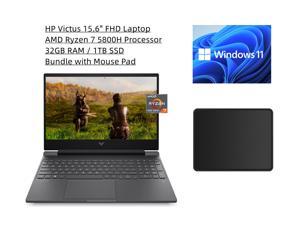 New HP Victus 15.6" FHD Gaming Laptop |  AMD Ryzen 7 5800H Processor | NVIDIA GeForce RTX 3050 Ti | 32GB RAM | 1TB SSD | Windows 11 Home | Bundle with Mouse Pad