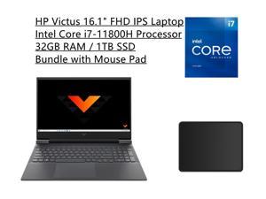HP Victus 16.1" 144 Hz FHD IPS Premium Gaming Laptop | Intel Core i7-11800H Processor | 32GB RAM | 1TB SSD | NVIDIA GeForce RTX 3060 | Backlit Keyboard | Windows 11 Home | Bundle with Mouse Pad