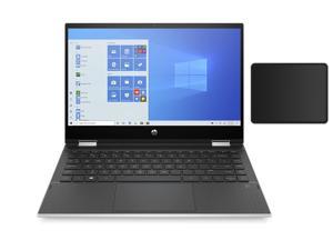 HP Pavilion x360 2in1 14 FHD IPS TouchScreen Laptop  Intel Core i51135G7 Processor  16GB RAM  512GB SSD  Intel Iris Xe graphics  Windows 11 Home  Silver  with Mouse Pad Bundle