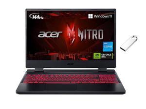 New Acer Nitro 15.6" Full HD 144Hz Laptop| Intel Core i5-12500H Processor| NVIDIA GeForce RTX 3050Ti Graphics | 16GB RAM | 512GB SSD | Backlit | Windows 11 Home | Bundle with 64GB USB Flash Drive
