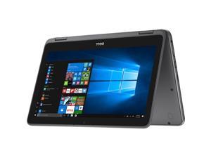 Dell Inspiron 11.6" Business 2 in 1 HD Touchscreen Laptop/Tablet,AMD Dual-Core A9-9420e,8GB DDR4, 500GB HDD, AMD Radeon R5 ,MaxxAudio ,Bluetooth ,802.11bgn ,HDMI ,Webcam ,USB 3.1 ,Win 10-Gray