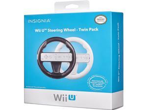 INSIGNIA Wii U Steering Wheel - Twin Pack - Black & White INSIGNIA Wii U Steering Wheel - Twin Pack - Black & White