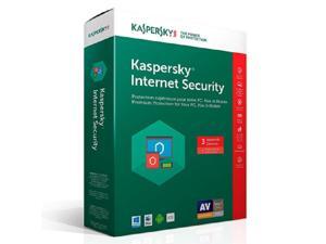 Kaspersky Internet Security 2018 3-User 1Yr BIL