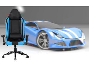 ViscoLogic TIGUAR High Back Sports Style Extra Padded Headrest Ergonomic Swivel Home Office Computer Gaming Chair (Black & Blue) ViscoLogic TIGUAR High Back Sports Style Extra Padded Headrest Ergonomic Swivel Home Office Computer Gaming Chair (Black & Blue)