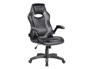 ViscoLogic BLACKSWING Ergonomic Gaming Reclining Swivel Home Office Computer Desk Gaming Chair (Black & Grey) ViscoLogic BLACKSWING Ergonomic Gaming Reclining Swivel Home Office Computer Desk Gaming Chair (Black & Grey)