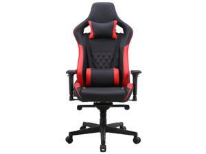 ViscoLogic Professional Grade Shroud X Ergonomic High-Back Swivel Reclining Adjustable Video Game Computer Gaming Chair (Black & Red) ViscoLogic Professional Grade Shroud X Ergonomic High-Back Swivel Reclining Adjustable Video Game Computer Gaming Chair (Black & Red)