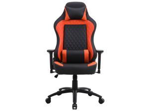 ViscoLogic NINJA-X Ultra Premium Ergonomic Reclining Swivel Gaming  Chair (Black & Orange)