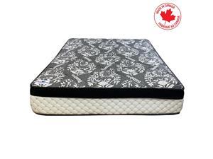 ViscoLogic Hamilton [Made in Canada] 5-Zone Pocket Coil Euro Pillow Top Mattress (Twin Size)