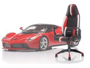 ViscoLogic Cayenne X Ergonomic Height Adjustable Reclining Sports Styled Home Office Racing Gaming Chair (Black-Red-White) ViscoLogic Cayenne X Ergonomic Height Adjustable Reclining Sports Styled Home Office Racing Gaming Chair (Black-Red-White)