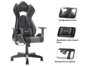 ViscoLogic Cayenne M3 Ergonomic High-Back, 2D Armrest, Reclining Sports Styled Home Office PC Racing Gaming Chair (Black & Grey) ViscoLogic Cayenne M3 Ergonomic High-Back, 2D Armrest, Reclining Sports Styled Home Office PC Racing Gaming Chair (Black & Grey)