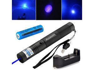 2Sets 990Miles Blue Purple Laser Pointer Pen 405nm 1mW Visible Beam Lazer Light 