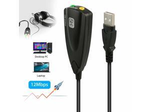USB To 3.5mm Mic/Headphone Jack Stereo Headset Audio Adapter 7.1 Sound Card USB To 3.5mm Mic/Headphone Jack Stereo Headset Audio Adapter 7.1 Sound Card