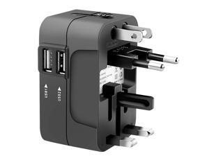 Travel Plug Adapter European Outlet International Universal Power USB EU US UK Travel Plug Adapter European Outlet International Universal Power USB EU US UK