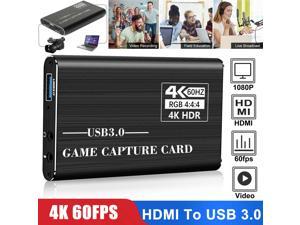 4K 1080p HD HDMI to USB 30 Video Capture Card Game Live Stream for PS4 Xbox one