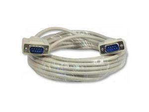 50Ft. DB9 Serial RS-232 Male to Male Straight-Thru Cable (50 Feet) MEC-50MM 50Ft. DB9 Serial RS-232 Male to Male Straight-Thru Cable (50 Feet) MEC-50MM