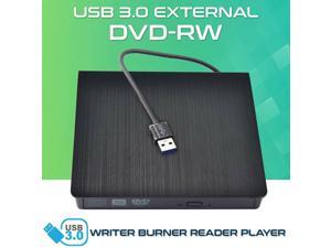 New Slim Portable External USB 3.0 DVD CD RW Burner Reader Writer Drive Player