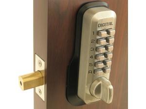 Digital Door Lock M210 Mechanical Keyless Deadbolt Double Combination White