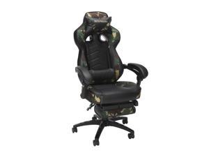 RESPAWN 110 Racing Style Gaming Chair, Reclining Chair with Footrest, in Forest Camo (RSP-110-FST) - OEM