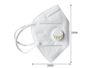 10pcs KN95 Mask Breathing Valve Face Mask With Breathing Valve Mouth Mask Folding Non-woven Thickened protective 10pcs KN95 Mask Breathing Valve Face Mask With Breathing Valve Mouth Mask Folding Non-woven Thickened protective