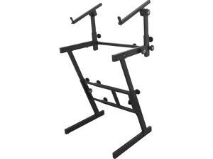 On-Stage Folding Heavy-Duty Dual-Tier Z Stand On-Stage Folding Heavy-Duty Dual-Tier Z Stand